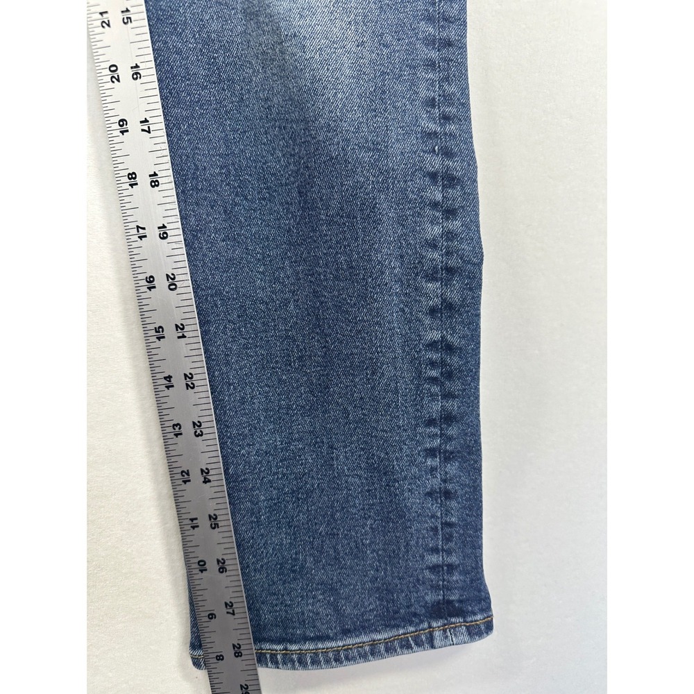 Driftwood Audrey Embroidered Bird Vale Straight Jeans Sz 28 Blue Denim Sundance - Picture 14 of 14